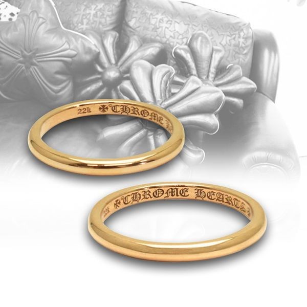 クロムハーツ 22K コピー バブルガムリング 結婚指輪 ch22102926