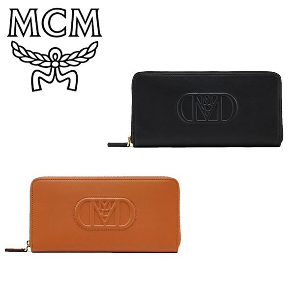エムシーエム 偽物 ジップアラウンド ウォレット 長財布 2色 MYLDSLD03CO001