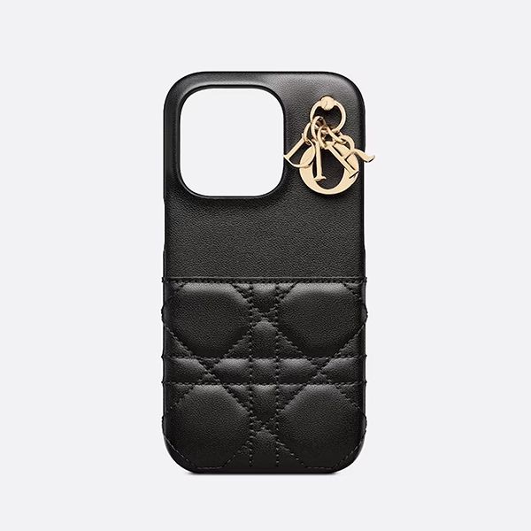 大人気!!新色ディオール LADY ディオール iPhone 14/15 Pro ケース偽物d12075